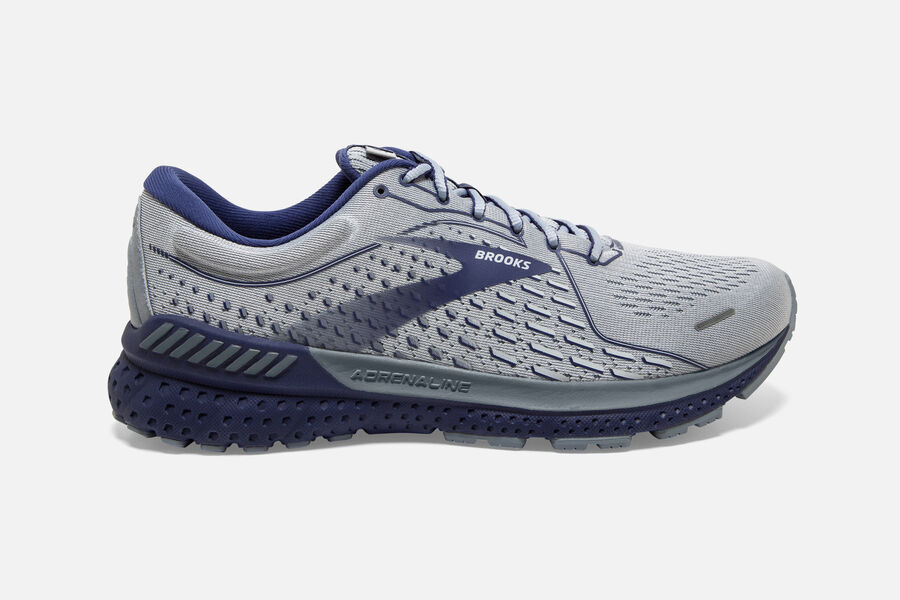 Brooks Adrenaline Gts 21 Road Löparskor Herr - Grå - 4763-FJOIV